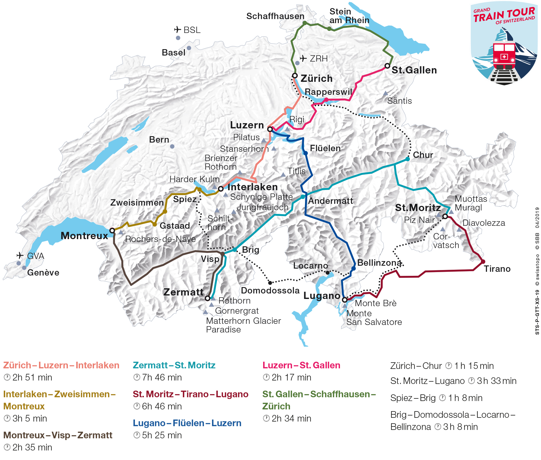 Grand Train Tour Of Switzerland - St.gallen-bodensee.ch - EN